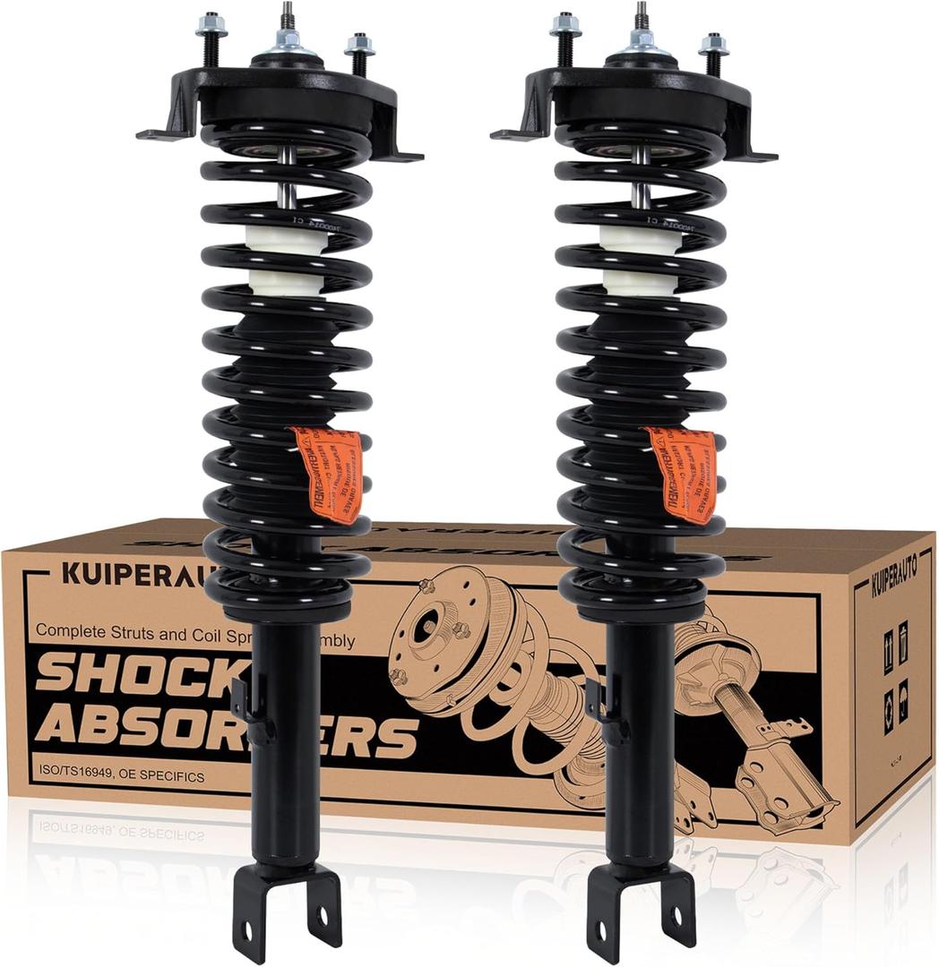 Pair Rear Struts Assembly Compatible with 2001-2006 Chrysler Sebring Dodge Stratus Sedan 271311 Coil Spring Shock Absorbers