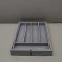 Kitchen Silverware Drawer Organizer and Storage Bamboo Wood Cooking Utensil Holder Cutlery Knife Jewelry Spice Rack Spoon Fork Multi Cabinet Organization Bathroom Counter Expandable Adjustable Tray