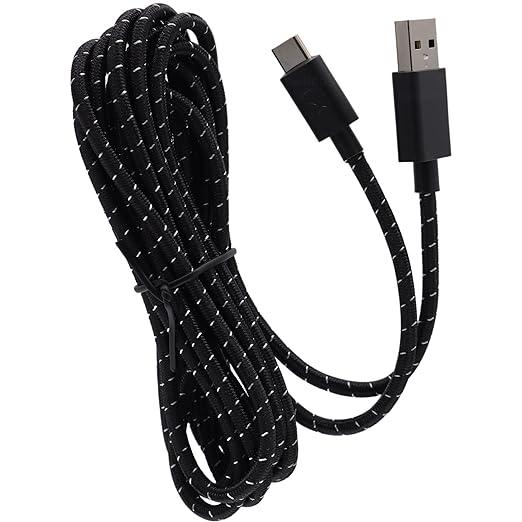 Deal4GO 9FT Durable Braided USB C Type Charging Cable Cord Replacement for Xbox Elite Series 2|Series X S|PS5|Switch Pro Controller Deal4GO 9FT Durable Braided USB C Type Charging Cable Cord Replacement for Xbox Elite Series 2|Series X S|PS5|Switch Pro Controller