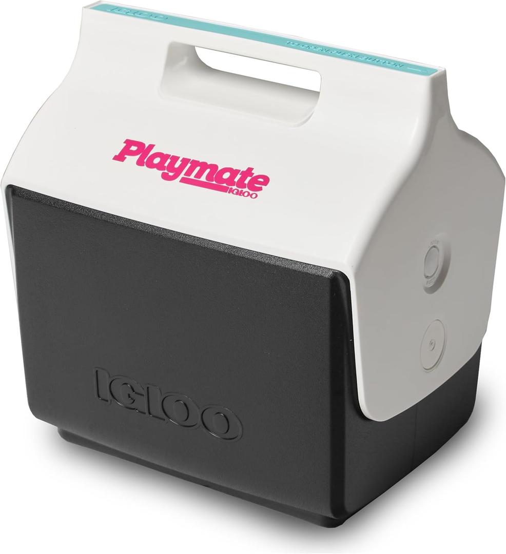Igloo Retro Little Playmate 7 Qt Cooler, Black, 7 Qt - 9 Can