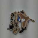 SCENEREAL Puppy Dog Harness with Leash Set for Small Medium Dogs, Soft Mesh Step in Pet Harnesses and Leash, No Chock Plaid Adjustible No Pull Vest (XS: Chest Girth: 10"-14", Beige)