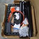 Lifetime 1008 Adjustable In-Ground Basketball Hoop, 44-Inch Backboard, Red/White/Blue