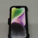 for Black iPhone 15 Case with Belt Clip, Shockproof Heavy Duty Rugged, 3 Layers of Sturdy,Anti-Drop, Military-Grade Defender Cover for iPhone 15 Case Black