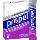 Propel Electrolyte Enhanced Water Drink Mix Powder Packets, Grape, Zero Calorie & Zero Sugar Hydration with Electrolytes and Vitamins C & E (10 Packets)