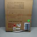 JENBELY Oval Wall Mirror, 22"x30" Brushed Nickel Vanity Mirror, Bathroom Mirror of Metal Frame, Home Decorative Wall Mounted Mirror for Bathroom, Living Room, Entryway, Vanity