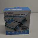 ANBIUX Vacuum Bags for Travel with Rechargeable air Pump, 16 Pack Carry-on Size Compression Packing Bags for Luggage and Suitcase, Space Saver for Clothes and Clothing Travel 16 PACK