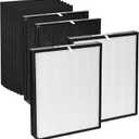 AD3500 Air Purifier Filters Replacement Set Compatible with AD3500 AD3000 3500i AD3000M AD3000Pro (2 Premiu Filters, 2 Carbon Filters and 6 Pre-Filters) 10Pack