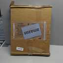 C Shaped End Table for Couch, Adjustable Height Couch Side Table, Horizontal 360Swivel Small TV Tray Table Couch Side Tables That Slide Under (Wood) (Standard)