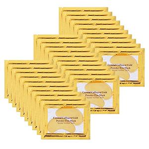 NIYET 60 Pairs Under Eye Collagen Patches, Gold Moisturizing Under Eye Mask, Under Eye Gel Pads for dark circles and puffiness