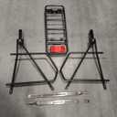 CXWXC Rear Bike Rack with Basket - Bike Cargo Rack for Disc Brake/Non-Disc Brake Mount - Bicycle Pannier Rack, Touring Carrier Rack fit 26”-29” and 700c