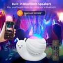 Mycket Star Projector, Galaxy Projector Light, LED Night Light Lamp, Night Light Projector with Remote 360Rotating Sleep Soothing Colors Changing Music Bluetooth Speaker Timer Fuction for Bedroom