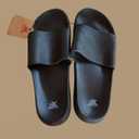 VIV MEN'S BLACK SELF DESIGN SLIDERS SANDLES BY ZEROXPOSUR (ZXOUTDOOR) SZ. 13