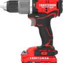 CRAFTSMAN V20 Cordless Hammer Drill Kit, 1/2 inch, 2 Batteries and Charger Included (CMCD732D2)