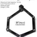 Aventon Folding LockBike Locks Heavy Duty Anti Theft for 8.5mm Thick Steel BarsBike Lock with Key of Electric Dirt Bike and Heavy Duty Bike