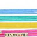 Mahjong Racks with Pushers, Rotating Acrylic Racks,4 Color, 32.6 X 32.6 Inches
