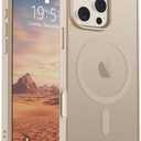 Amazon.com: SUPFINE Magnetic for iPhone 16 Pro Max Case(Compatible with MagSafe)(Military Grade Drop Protection) Slim Translucent Matte Shockproof with Anti-Fingerprint Phone Case,Desert Gold : Cell Phones & Accessories