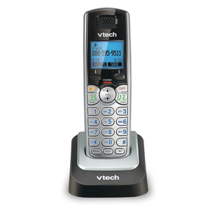 VTech Cordless Phone with DECT 6.0, FullDuplex Speakerphone, Lighted Display, Backlit Keypad, Caller ID/Call Waiting, Volume Control, Hearing Aid Compatible, Wall Mount | VG131 (White)