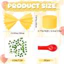 Gueevin Pasta Party Decorations Kit DIY Spaghetti Birthday Decorations Include 6 Pcs Bubble Cotton Bows 82 ft Crepe Paper Roll 2 Vine 20 Balloons Italian Themed Decor for Pasta Birthday Party Supplies