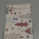 JEFERSO Christmas Pillow Covers 18x18 Inch Set of 2 Colorful Red Grey Geometric Christmas Tree Throw Pillows Xmas Outdoor Decorations Pillow Cases Farmhouse Winter Cushion Covers for Couch Home Decor