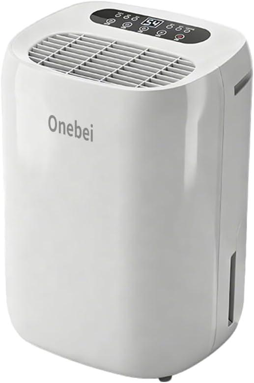 2500 Sq.Ft Dehumidifier, Max 50 Pint/D, Smart Compressor Dehumidifier with 2.8L Water Tank, 1-24H Timing, Auto Defrost, Automatic Cycle Dehumidification for Basement, Bathroom, Bedroom
