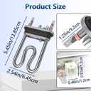 AEG72950001 Dishwasher Heater for LG LDF5545ST LDS5811ST LDS5811BB, AEG72950001 Heater Assembly Replace AEG72950001 2657686 PS7788065