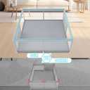 Fshibila 79" x 79" Extra Large Baby Playpen, Baby Playard for Babies and Toddlers, BabyFence Play Pens for Indoor & Outdoor, Sturdy Safety Play Yard with Soft Breathable Mesh, Anti-Fall, Grey