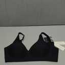 Vertvie Jelly Wireless Bras for Women Push Up Plunge Seamless T-Shirt Bras No Underwire Supportive Full Coverage Bralettes Size M