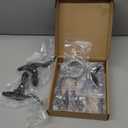 CNC V Brake Set, Bicycle Linear Pull V Brakes for Front/Rear Wheel, Long Arm 110mm, Black