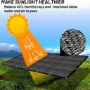 Cool Area 40% Sun Shade Cloth Mesh Tarp with Grommets for Plant Cover 6.5x10ft Patio Canopy Garden Pergola Greenhouse Car Barn Kennel Black