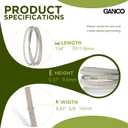 GANCO 539114557 Deck Replacement Part for Husqvarna LSZ4622, LSZ5422, LSZ5424, MZ5225, RZ4219, RZ4619, RZ4620, 5/8 Inch x 154 Inch Lawn Mower Deck Belt
