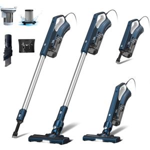 Corded Vacuum Cleaner Powerful Suction Dual Filtration with HEPA Filters One-Touch Dustbin Emptying Ultra-Lightweight & Portable Ideal for Home Cleaning 16.5-Foot Power Cord