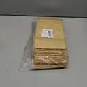 100 Pcs 6x8.6 Inch Kraft Paper Bags with Transparent Window, Stand Up Pouches,Smell Proof Bags,Resealable Bags for Small Business, Zipper Food Storage,for Packaging Snacks Cookies Candy