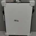 TSJ OFFICE Small White Board - 16" X 12" Portable Black Aluminum Framed Whiteboard, Magnetic Dry Erase Board with a Handle, to Do List Notepad for Office, Home, School