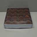 3.15" Brown Velvet Christmas Ball Ornaments Set, 16 pcs Flocked Brown Xmas Tree Decoration, Large Shatterproof Decorative Hanging Balls for Party Holiday Wreath Garland Home Décor