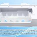 W10873791 Ice Maker Assembly, Compatible with Whirlpool Refrigerators, Fits W10760070 W10798411 W11130444