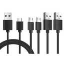 Set of 3 -4ft Micro USB Cable