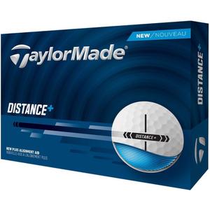 TaylorMade Golf Distance+ Golf Balls (White)