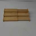 Spice Rack, 3-Tier Expandable Bamboo Spice Rack Organizer for Cabinet - Kitchen, Pantry and Cupboard Storage Organizer