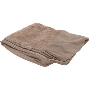 Furhaven Replacement Dog Bed Cover Plush & Suede Sofa-Style, Machine Washable - Almondine, Jumbo (X-Large)