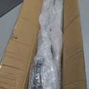 Industrial Staircase Railing, 6FT/180CM Galvanized Pipe Handrail with Wall Mount Support
