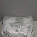 Amazon Basics Donut Pet Bolster Faux Fur Bed for Dog, Grey, 23" x 23"