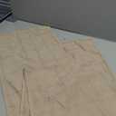 ZeeMart Linen Checked Table Runner, 13x72 Inches Taupe, Textured Woven Farmhouse Table Runners 72 Inches Long, Grey Brown Plaid Dresser Scarf for Kitchen Dining Holiday Everyday Decor