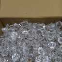 Nuenen 100 Pcs Hanging Crystals for Centerpieces Acrylic Chandelier Garland Beads Strands Prism Decorations Clear Teardrop Chandelier Crystals Pendant Wedding Home Garden Outdoor Ornaments(Diamond)