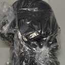 Deconovo Black Blackout Curtains for Bedroom Set of 2 42W x 63L Inch Thermal Insulated & Noise Reducing Panels Home Window Room Darkening Sustainable Grommet Drapes for Living Room and Nursery