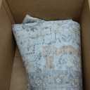 GENIMO Runner Rug 2'6''x12, Non Slip Vintage Hallway Runner Rugs, Low Pile Lightweight Machine Washable Mat for Hallway, Entryway, Bedroom, Kitchen and Corridor, Light Taupe Brown