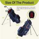 GoHimal 14 Way Golf Stand Bag, Golf Bags for Men with Stand, Top Dividers Ergonomic with 10 Pockets Golf Club Bags