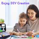 LEIYULY 60 Slots Storage Container for Diamond Art Kits with Diamond Art pens Tools and Portable Bead Storage Boxes, Diamond Art Storage Case and Diamond Art Storage Case