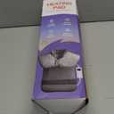 Large Heating Pad for Back Neck Shoulders, Electric Heating Pad for Back Pain Relief, 6 Heat Settings & 4 Timers 24"x33" Weighted Design, Birthday Christmas Gift for Women Men Mom Dad (Purple)