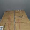 Christopher Knight Home Marin Modern Upholstered Counter Stool Set of 2, Armless Counter Height Bar Stool Set of 2 with Metal Frame, Fabric Bar Stool with Footrest for Kitchen Island, Natural+White