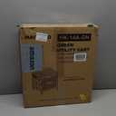 Folding Utility Cart Portable Rolling Crate Handcart Shopping Trolley Collapsible Tool Box, with Lid, Basket on 4 Rotate Wheels, for Grocery, Office, Teacher, Travel Shop Move Luggage (Green)